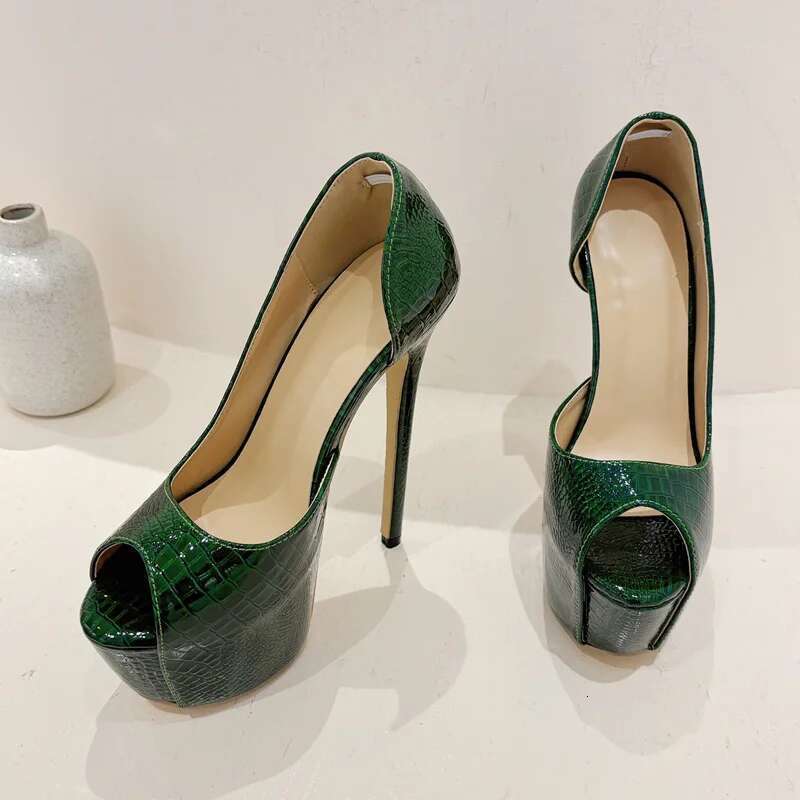 Sexy Extreme Peep Toe Thin High Heels Women Pumps Elegant Pole Dancing Sandals Shoes atillas De Mujer