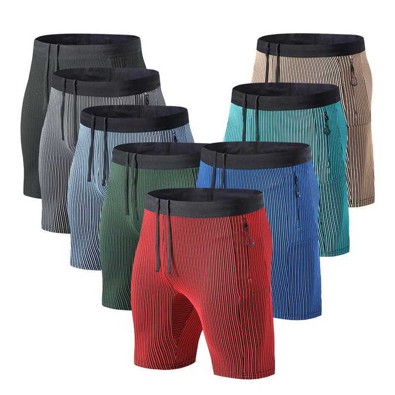 Compression shorts mens sports shorts womens running shorts pocket fitness training sportswear gym workout bodysuits W250219