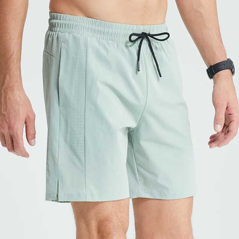 Summer Mens Sport Running Shorts Gym Jogging Training Sweat Sports Clothing Outdoor Sweatpants Male Breathable Elastic Skorts W250219
