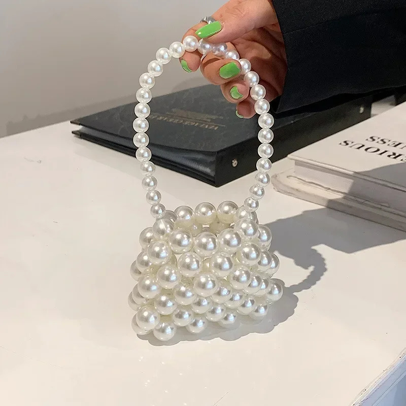 Girls Shoulder Bags Pearl Coin Purses Cute Pearl Money Pouch Party Wallet Toddler Princess Crossbody Bag For Gift hand bags 250219