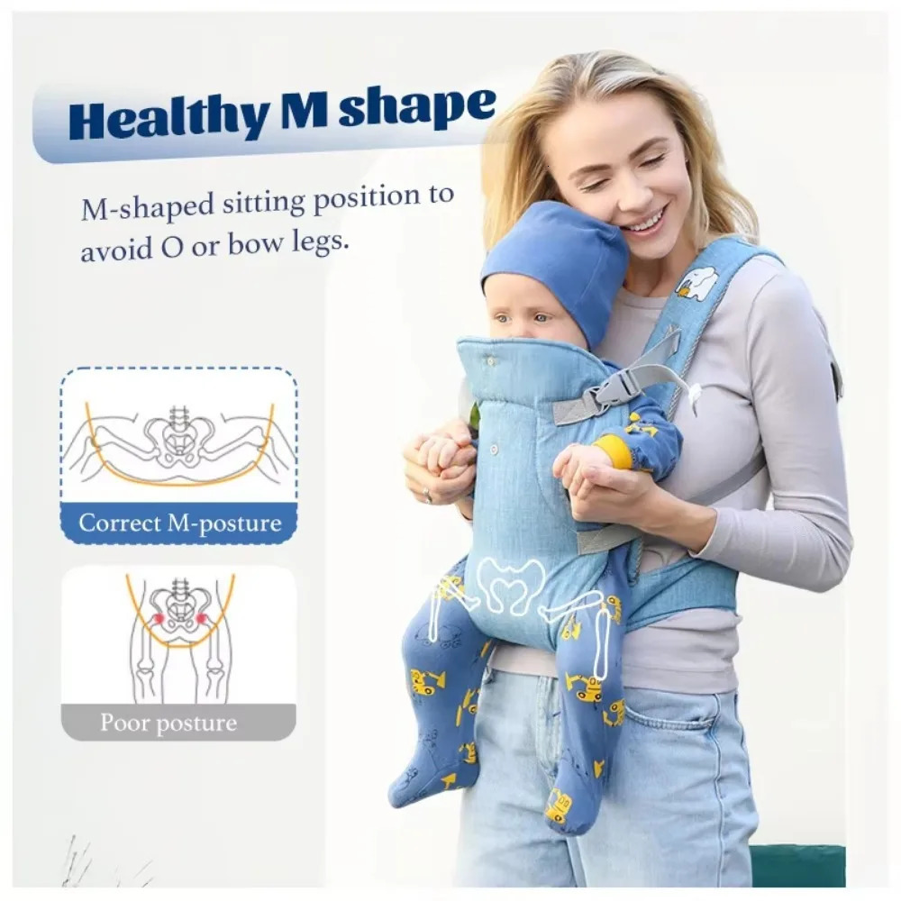 Baby Strap Baby Sling Breathable Bag Bebe Wrap Infant Hipseat Waist Belt All Seasons 4 in 1 born Babies Kangaroo Bags 250219