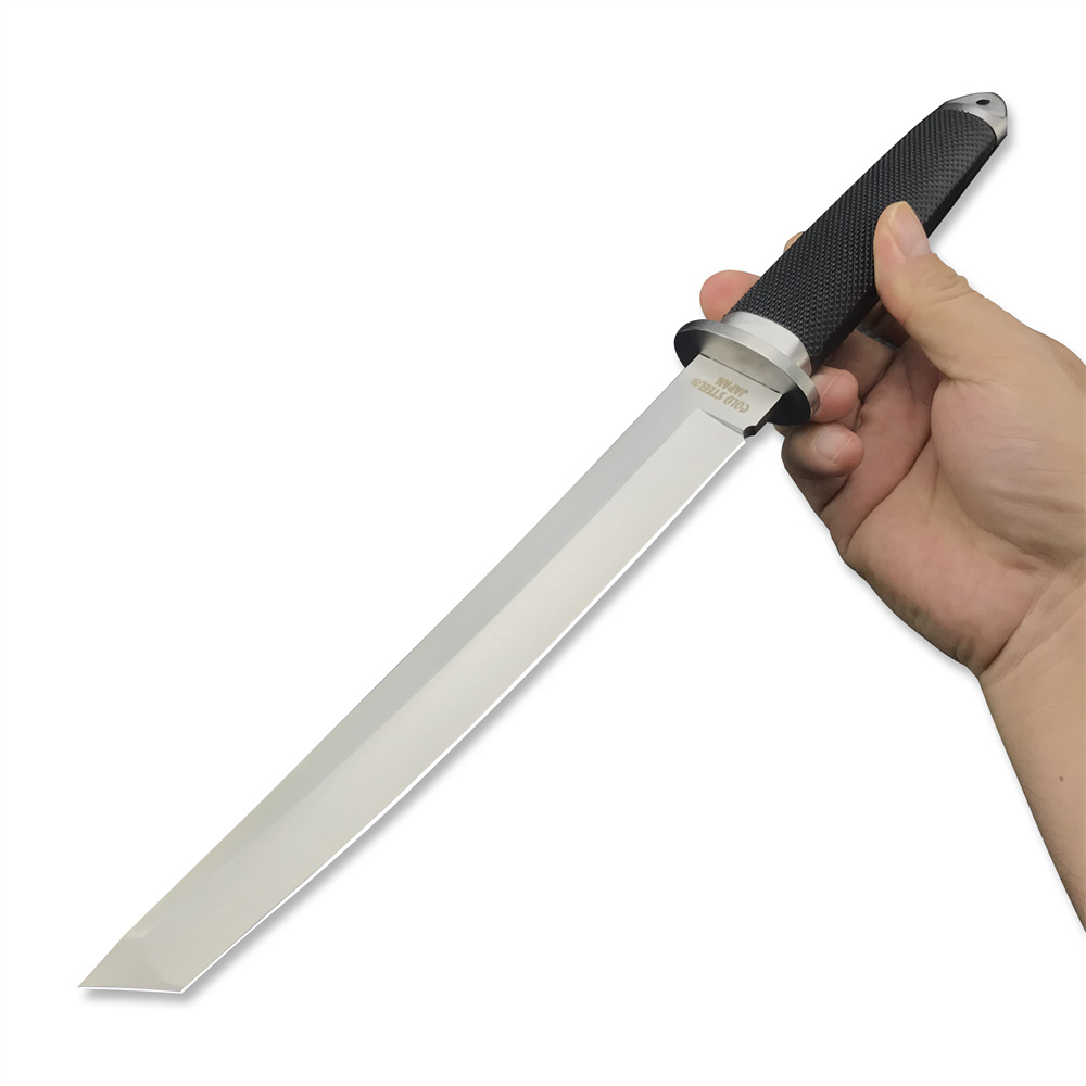 2025High Hardness JAPAN SAMURAI TANTO Katana 440C Steel Tactical Hunting Fixed Blade Knife Outdoor Survival Gear Straight Knives Combat Tool 3300 1501
