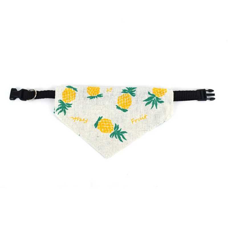 Pet Dog Neck Scarf Puppy Cat Dog Collar Bandana Collar Scarf with Leather Collar Cute Adjustable Small Dog Collars Pet Puppy Cat W250219