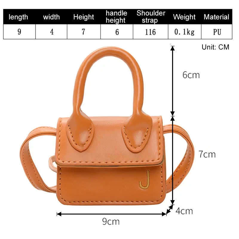 Kids Purses and Handbags Mini Crossbody Bag Cute Little Girl Small Coin Pouch Toddler Purse Hand Bag PU Children Tote Bags 250219
