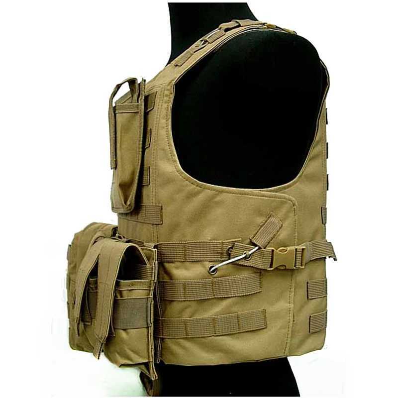 Outdoor Hunting Ciras Tactical Military Airsoft Vest Plate Carrier Unloading Chest Rig Bag Molle Camping Travel Sport VestXJ250219