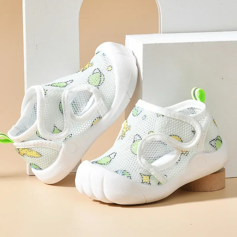 Breathable Air Mesh Baby Kids Shoes Cartoon Baby Boy Shoes Soft Sloe Shoes for Baby Girl 1-4T Toddler First Walkers 250219
