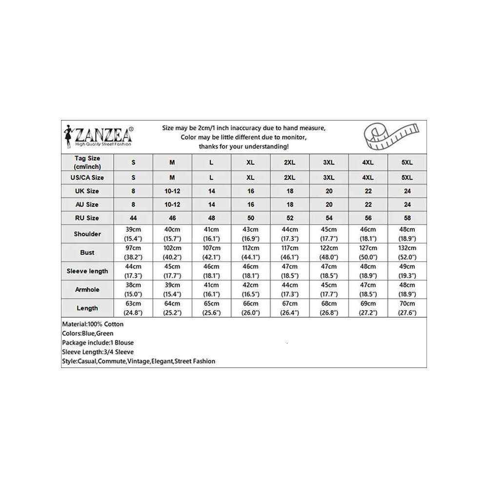 ZANZEA Women Long Sleeve Blouse 2024 Autumn Retro Ral Print Shirts Vintage Office Lady Cotton Chemise Holiday Round Neck Tops