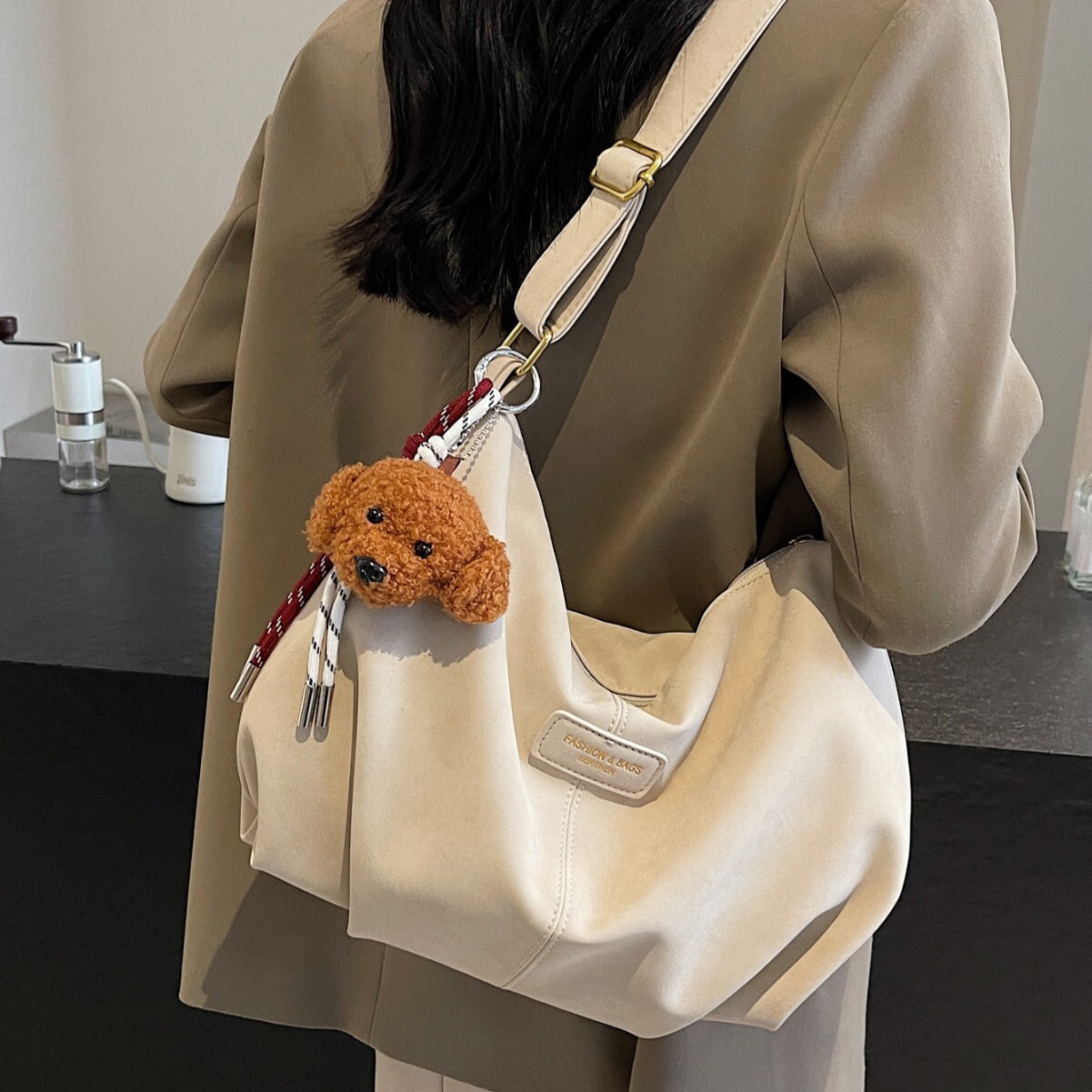 Large capacity for women 2025 new high-end texture niche autumn and winter versatile single shoulder crossbody canvas dumpling bag #swissmilitary