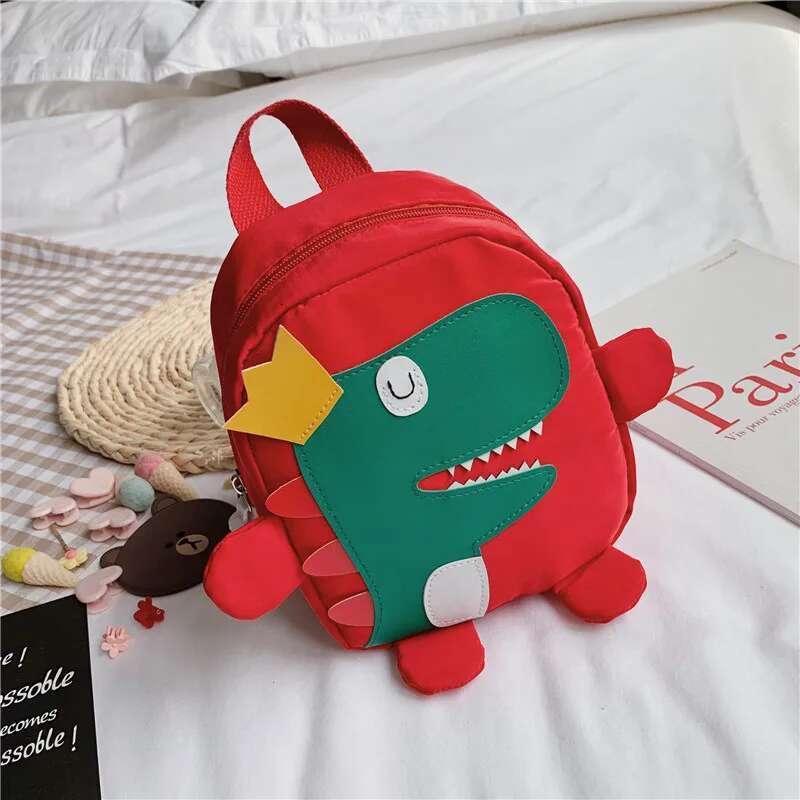 Ddmyshoesvip New Dinosaur School Korean Style Animal Cartoon Color Children S Bag Multifunctional Baby Backpack