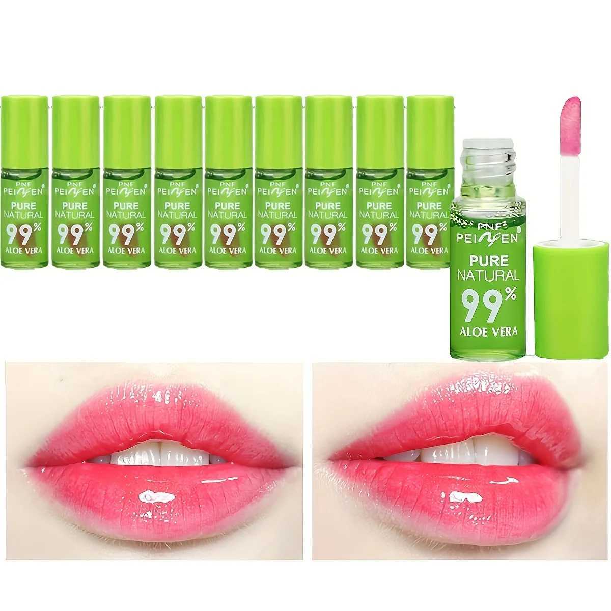 Aloe Warm lipstick Moisturizing Coloring lipstick SetW250219