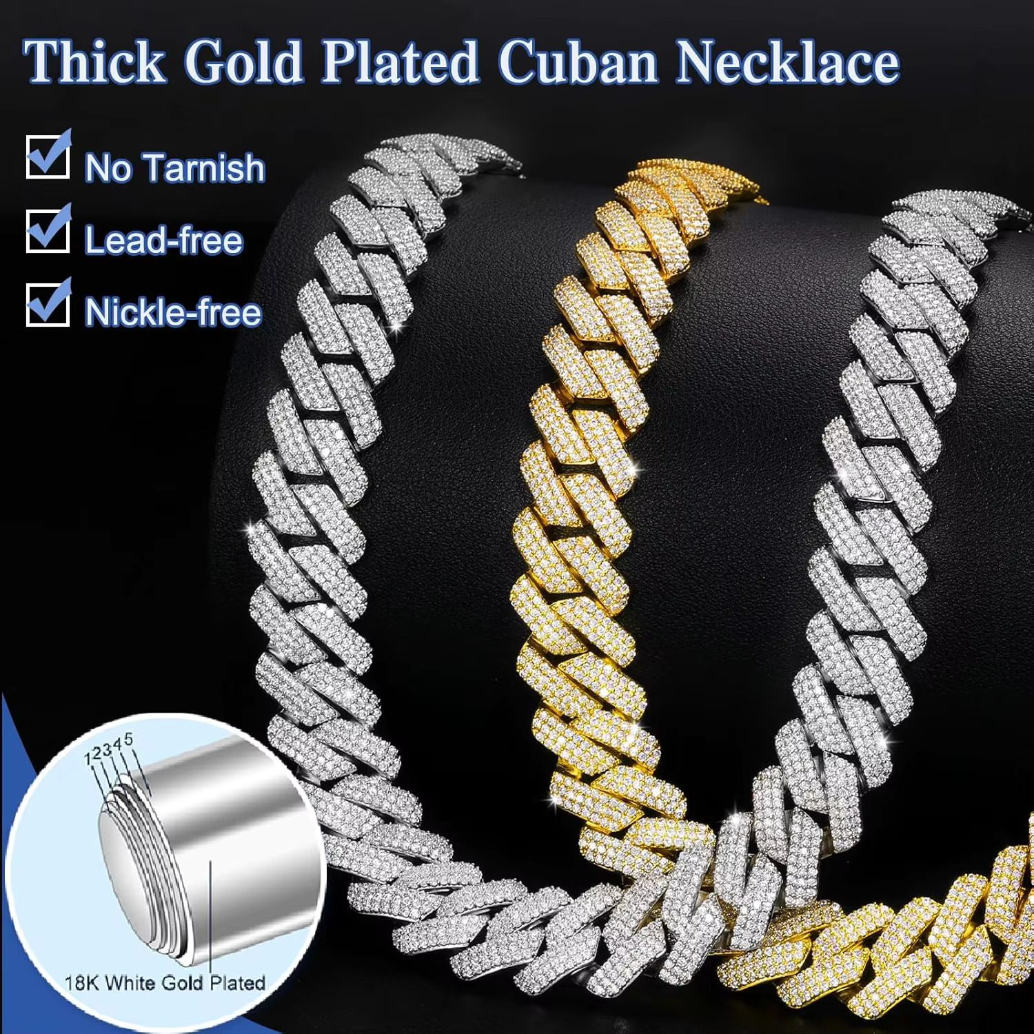 Cheap sier 6mm, 8mm, 10mm, two rows chilled out hip-hop VVS Moissanite Cuban chain through tester