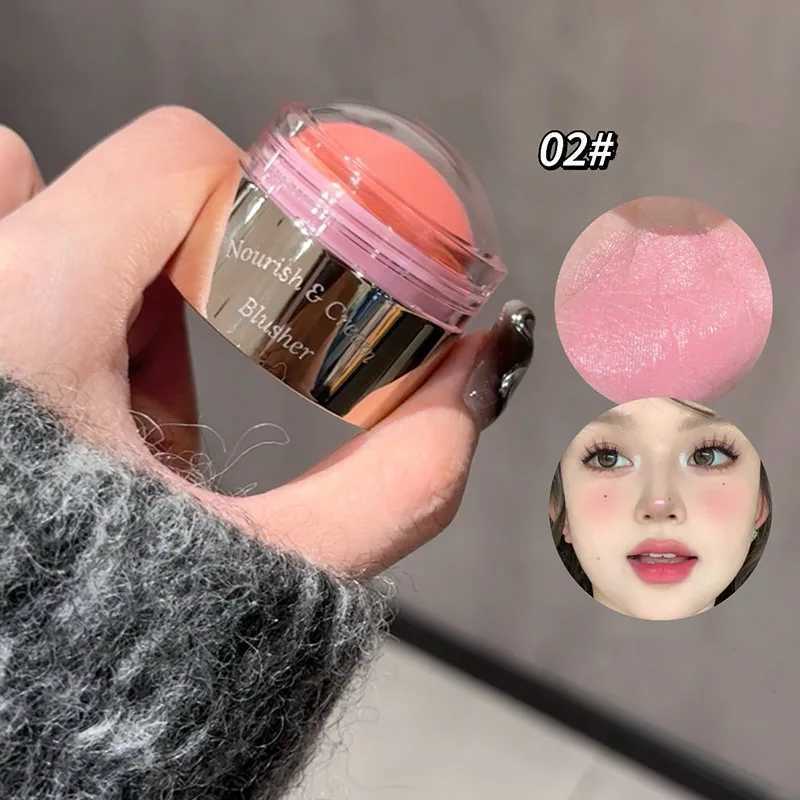 Single color cute Ber stick mud smooth cheeks color tone nude B natural matte pink purple rose face rubber Korean makeupW250220