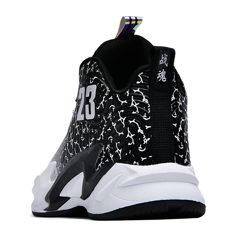 Basketball shoes men's combat boots sneakers autumn and winter new leather combat rubber soled youth student sneakers 35-45