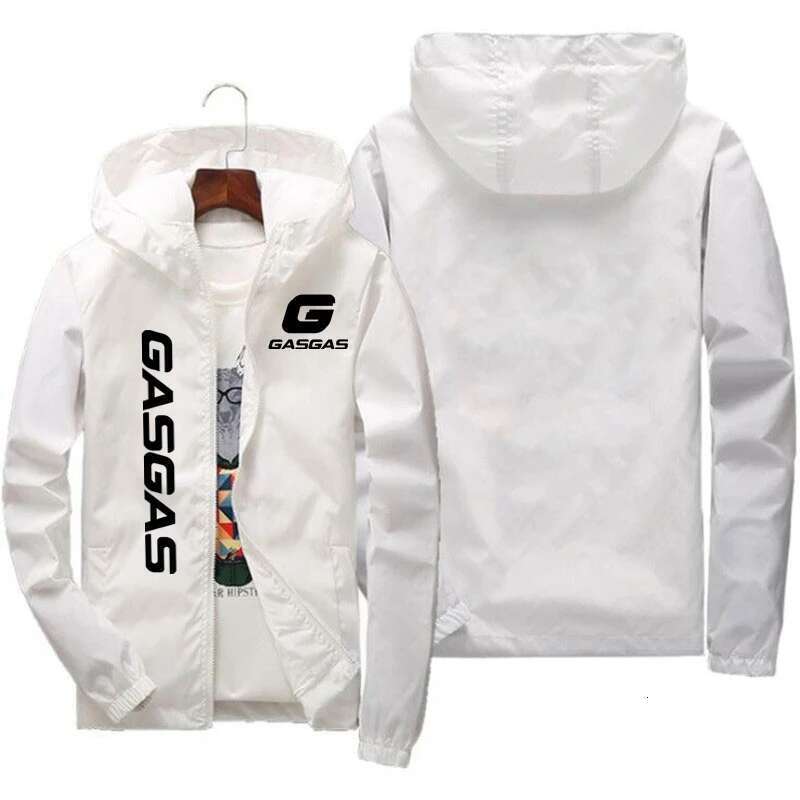 Motorcycles GasGas spring and autumn hooded coat for men jacket casual atmosphere coat for men street clothing fishing jacket 2024