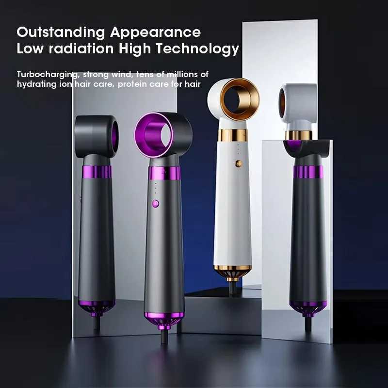 Hair Dryer 5in Multifunctional Hair Straightener Negative Ion Hair Care Curler Blow Dryer Styling Set Strong Wind W250220