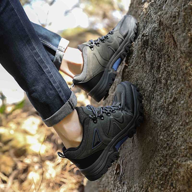 New Mens Hiking Shoes Breathable Lace Up M Light NEW Top Cushioning Quality Outdoor Climbing Tourism Sneakers For Men Trekking Shoe Z250220