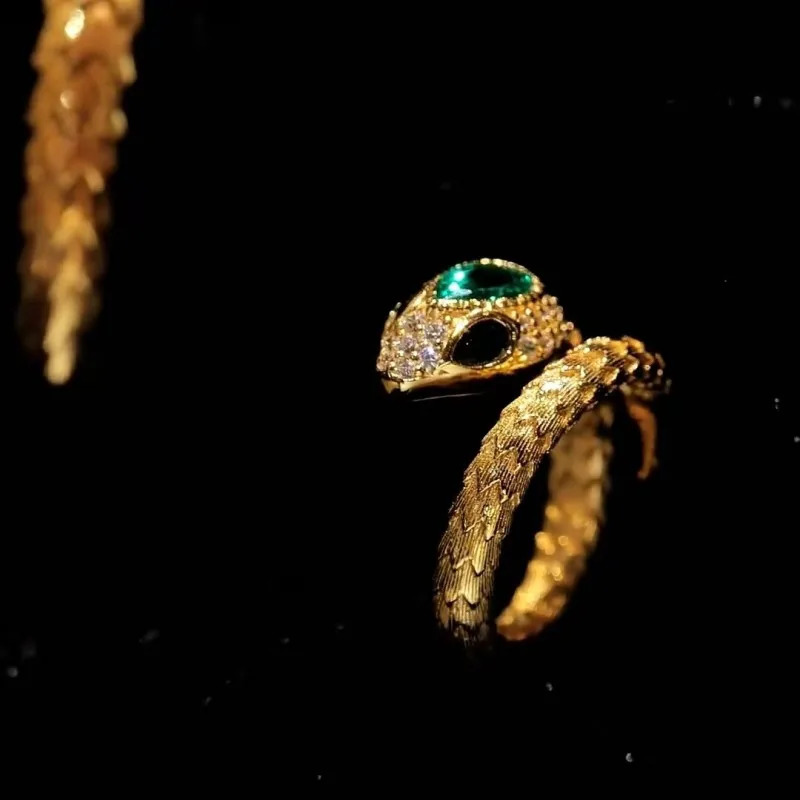 ZOCA Cool 925 Sterling Silver Snake Rings for Women Gorgeous High Quality Finger Accessories Exquisite Party Jewelry 250220
