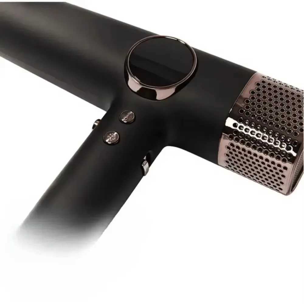 5 in Professional Led Display Hair Dryer 0000RPM High-Speed Brushless Motor Negative Ionic Blow Dryer for Fast Drying W250220