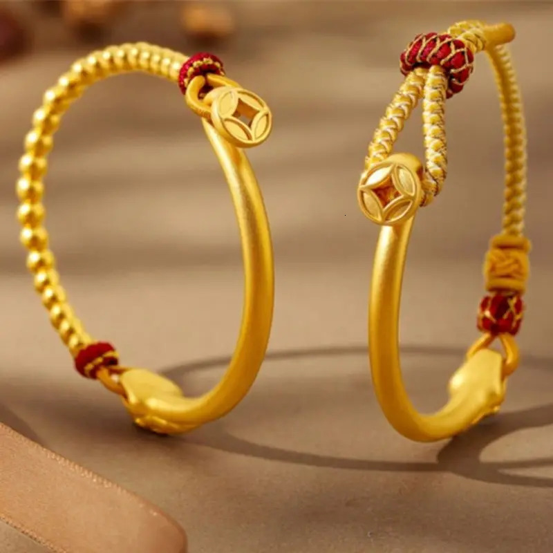 Year of the Snake Breaking Taisui Bracelet Snake Golden Mysterious Elegant Retro Light Elegant Year of Life Lucky Jewelry 250220
