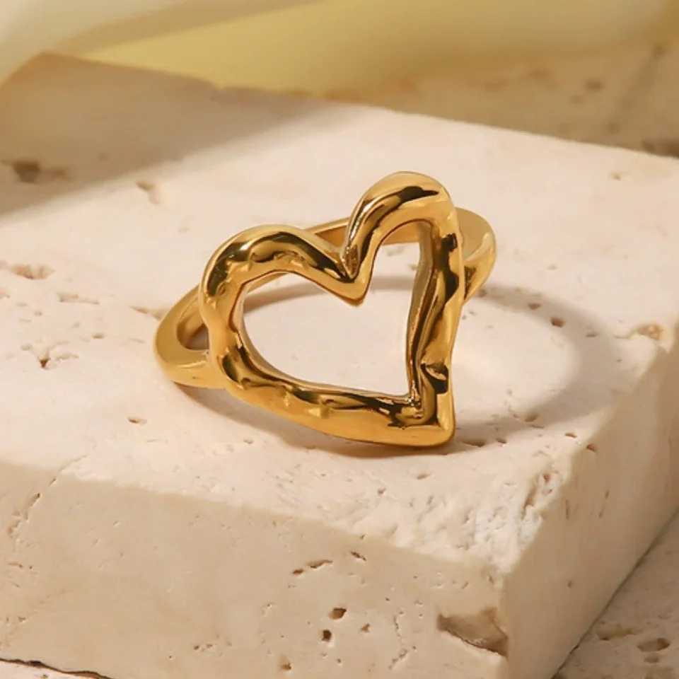 Stainless Steel Rings for Wen Gold Color Wedding statement Rings Stylish Jewelry Accessories Dropsing X250220