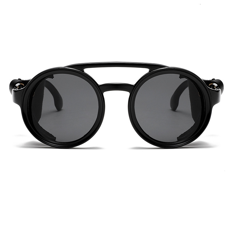 2025 New Steampunk Retro Round Frame Sunglasses Cool Everything High Quality Travel UV Protective Sunglasses for Men and Women