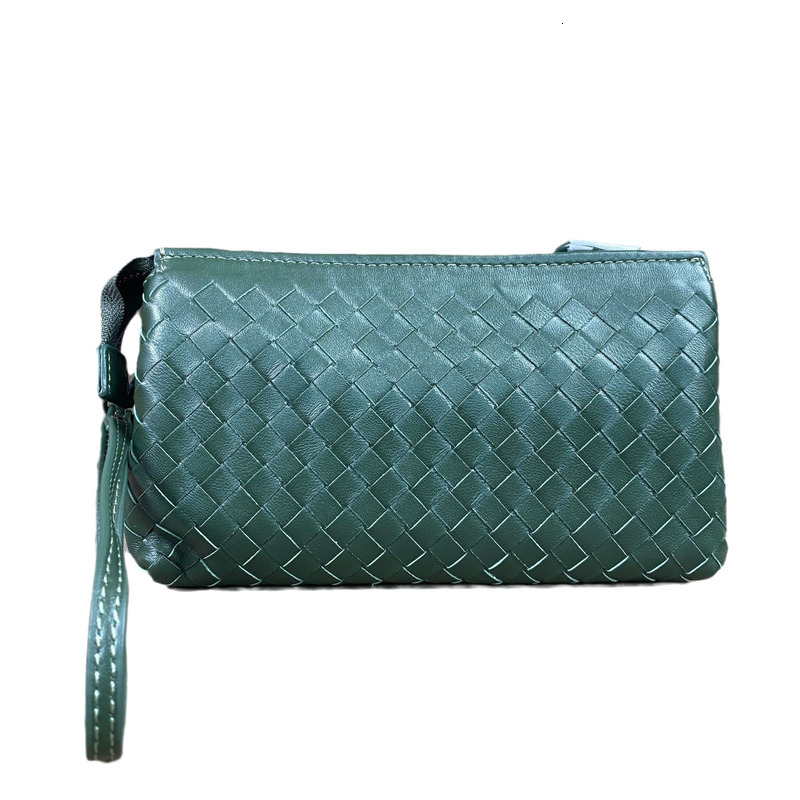 Mobile Phone Crossbody Lightweight Soft Leather, Small Capacity Chain Woven Women's Bag, Long Handbag, Fashionable