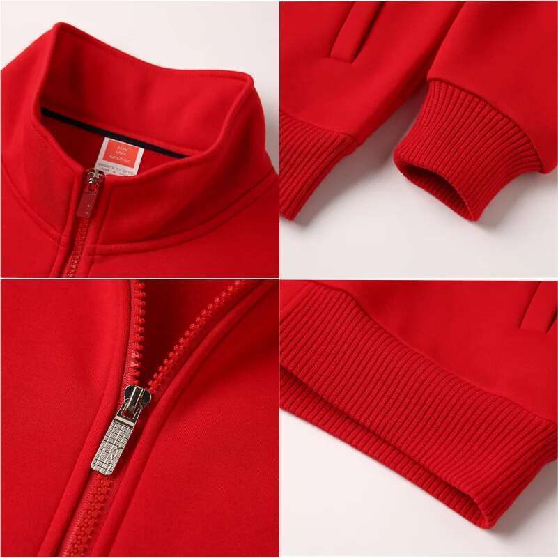 Men's Casual Zippered High Neck Jacket, Custom Print, Embroidery, Company Logo, Outdoor Sports, Custom Workwear, 4XL