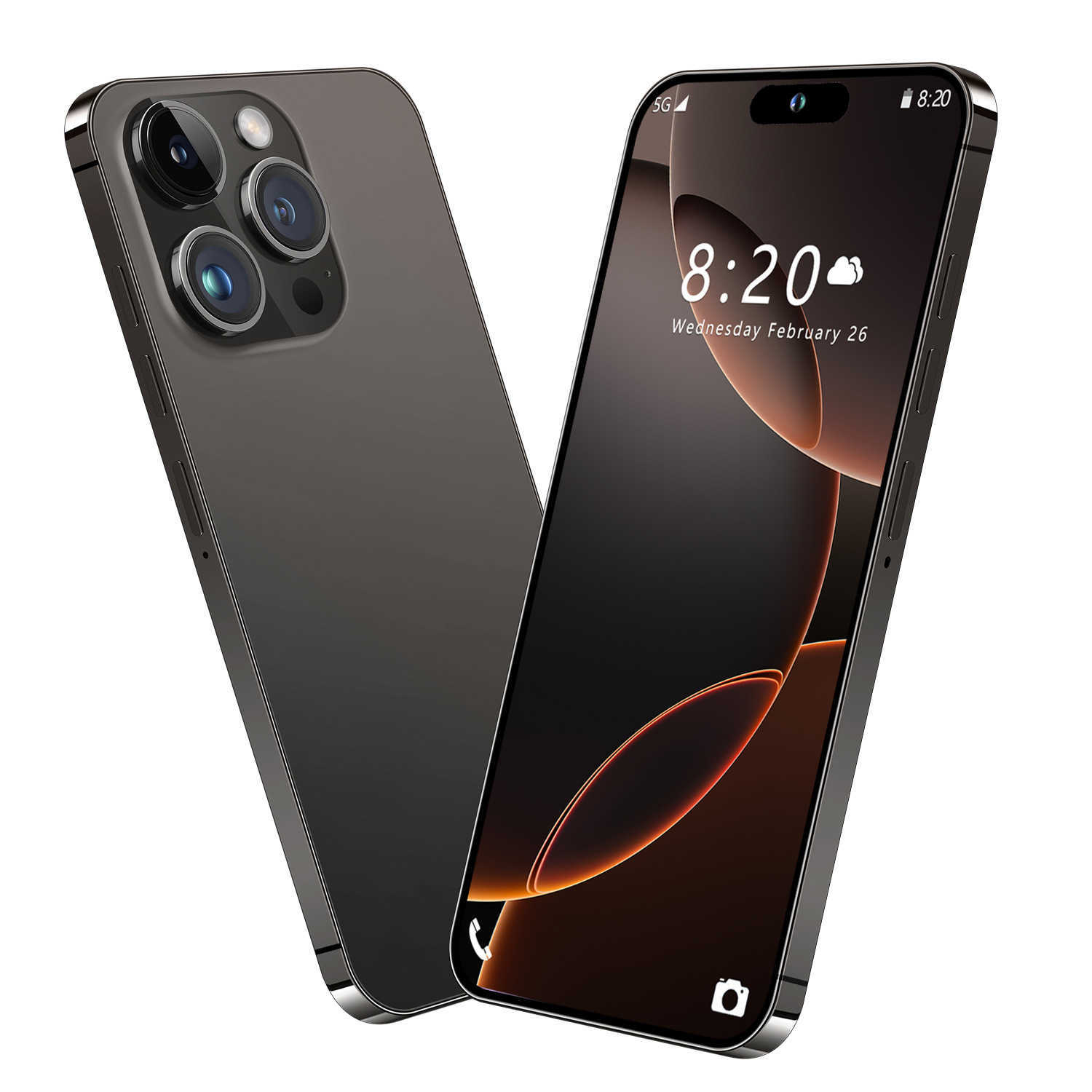 Cell Phones I16 Pro Max smartphone 6.53-inch dynamic island large screen Android 8.1 smartphone S25220