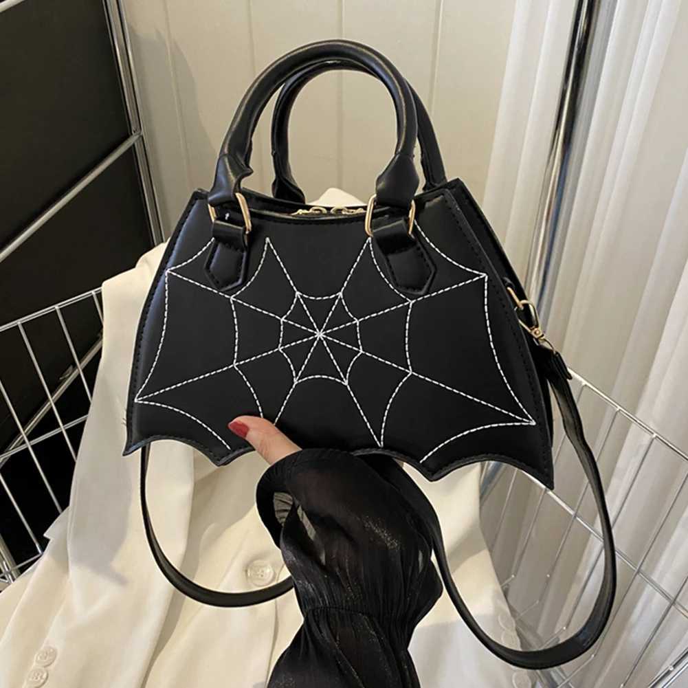 2024 Halloween Novelty Women Crossbody Bag Creative Bat Wing Top-handle Bags Fashion Ladies PU Leather Small Handbags Y250218