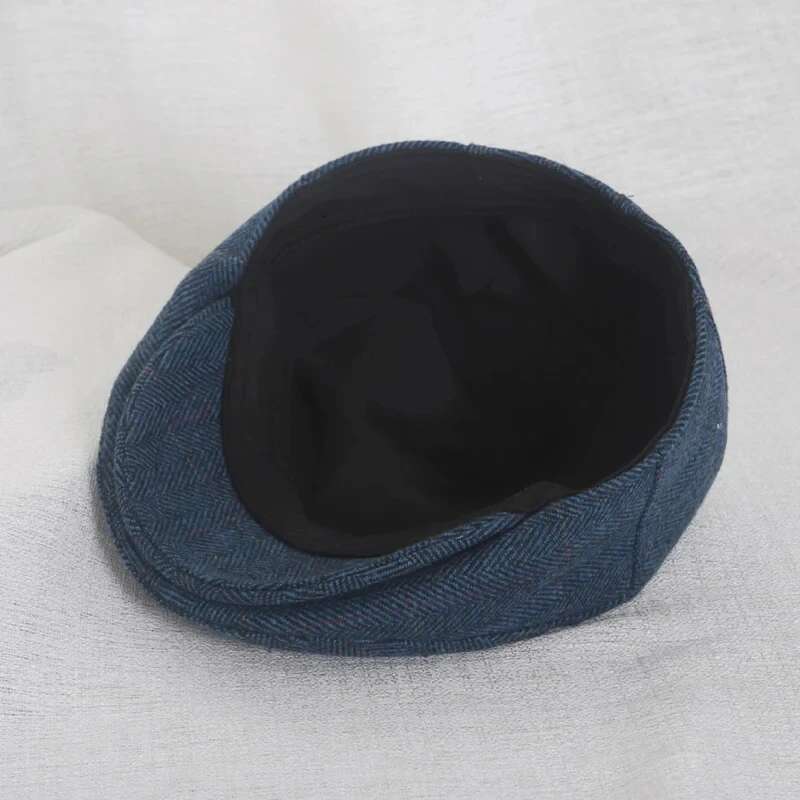 Ddmyshoesvip Autumn Winter Wool Hat For Baby Boys Girls Retro Infant Beret Hats Striped Newsboy Flat Cap Toddler Kids Accessories