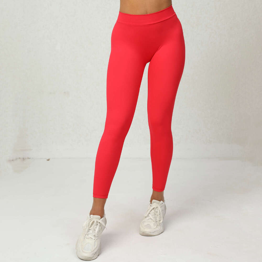 New European and American style no awkward es, peach hip fiess yoga V-waist, perky buttocks, tight fitting sports pants, 2025 temperament versatile ne