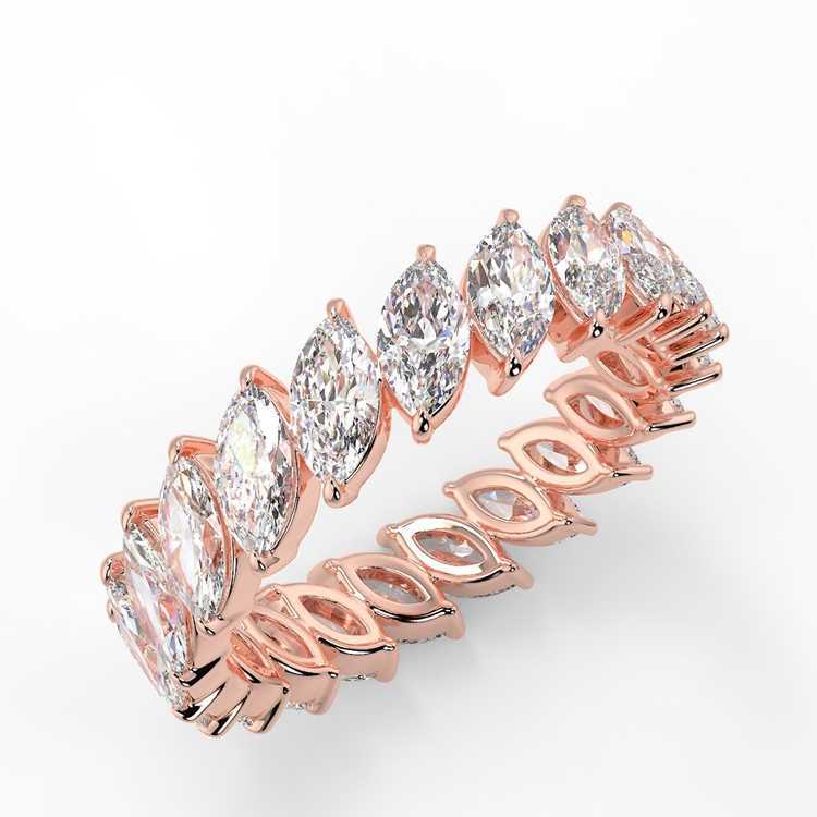 New Design Marquise Cut Moissanite Diamond 18k Solid Gold Women Accessory Ring Solid Gold Wedding Rings
