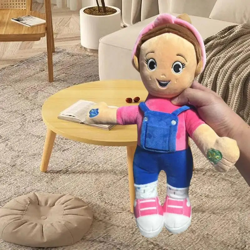 Cartoon Ms Rachel Doll Toys Soft Stuffed S Singing Pillow Baby Toddler Sleeping Plush Doll Birthday Gifts for Girls Boys 250220
