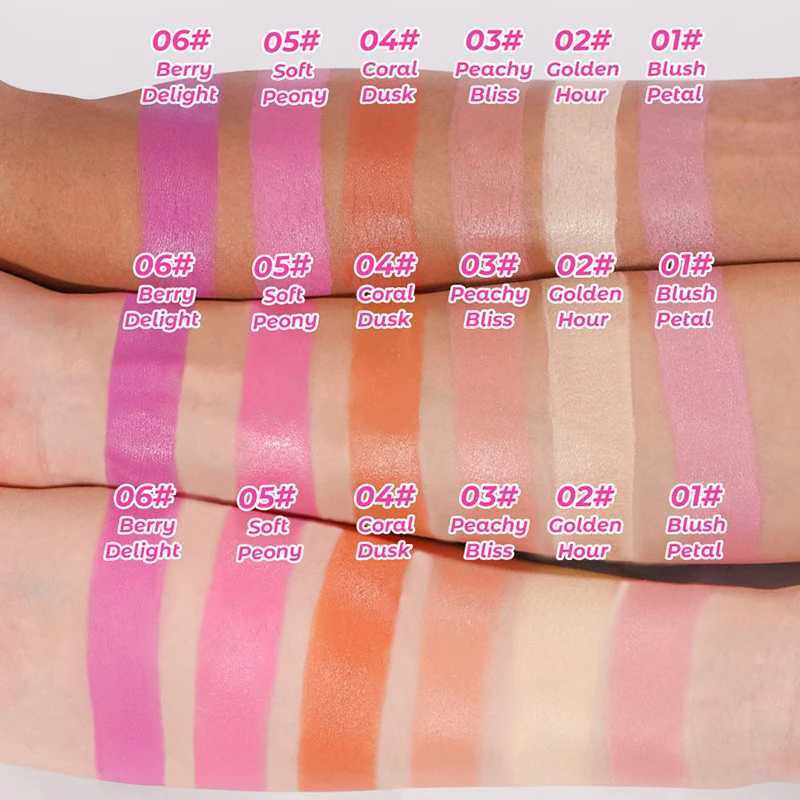 Heart-shaped Pocket B Cream Sticks Natural Eyeshadow Brighten Lip Tint Cheek Shading Cute Purple Rouge Ber Korean MakeupW250220