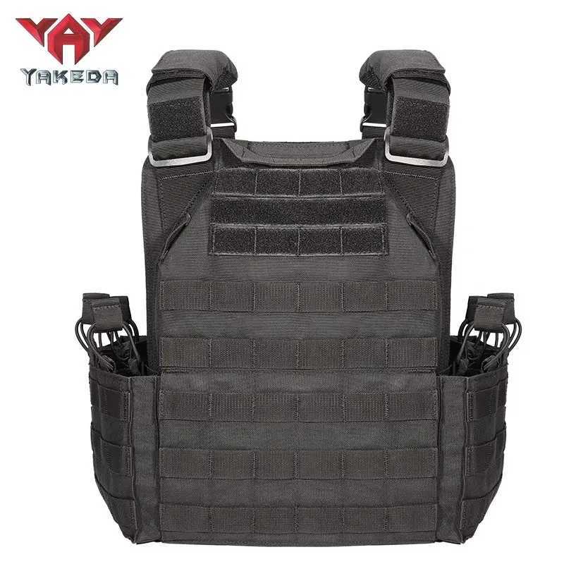 YAKEDA 1000D Nylon Plate Carrier Tactical Vest Outdoor Hunting Protective Adjustable Molle Vest for Airsoft Combat AccessoriesXJ250219