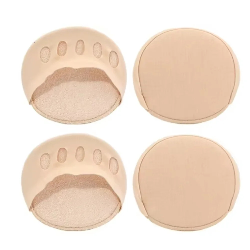 24pcs Five Toes Forefoot Pads for Women High Heels Half Insoles Invisible Foot Pain Care Absorbs Shock Socks Toe Pad Inserts 250219