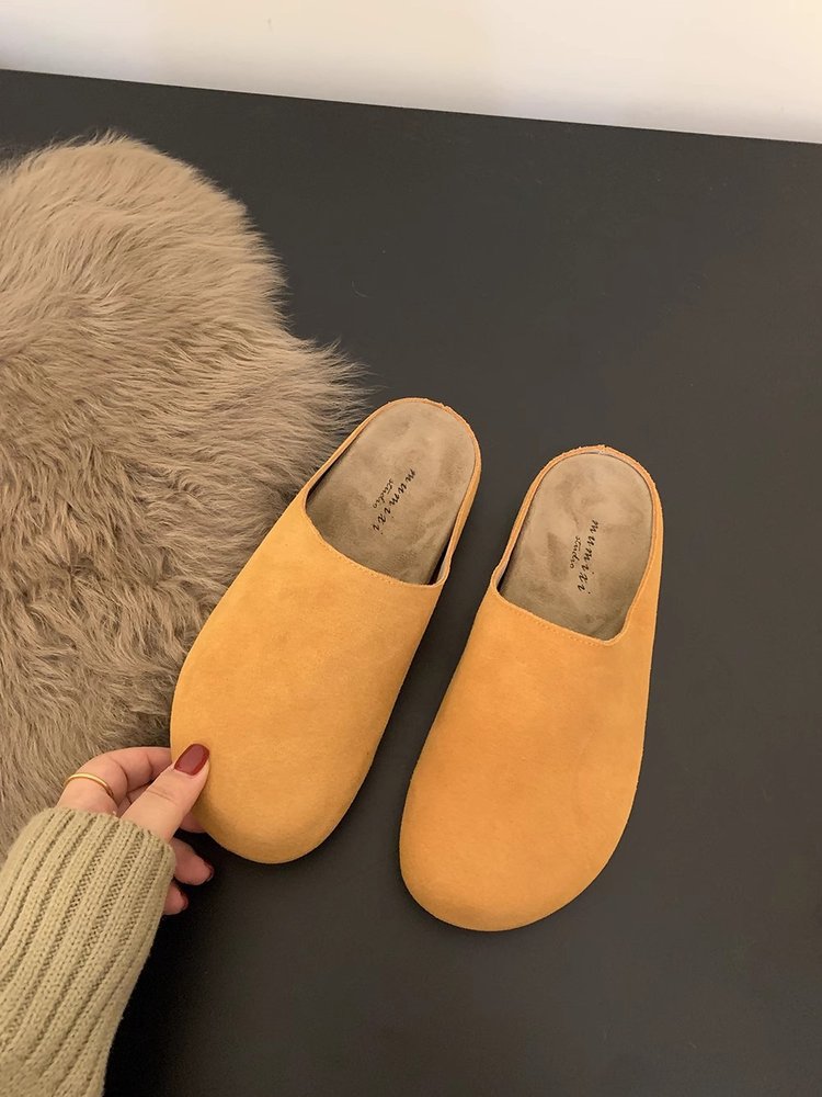 Free shipping designer Casual Shoes for woman 2025 Early Spring New Collection Outdoor Solid Vintage yellow shoes
