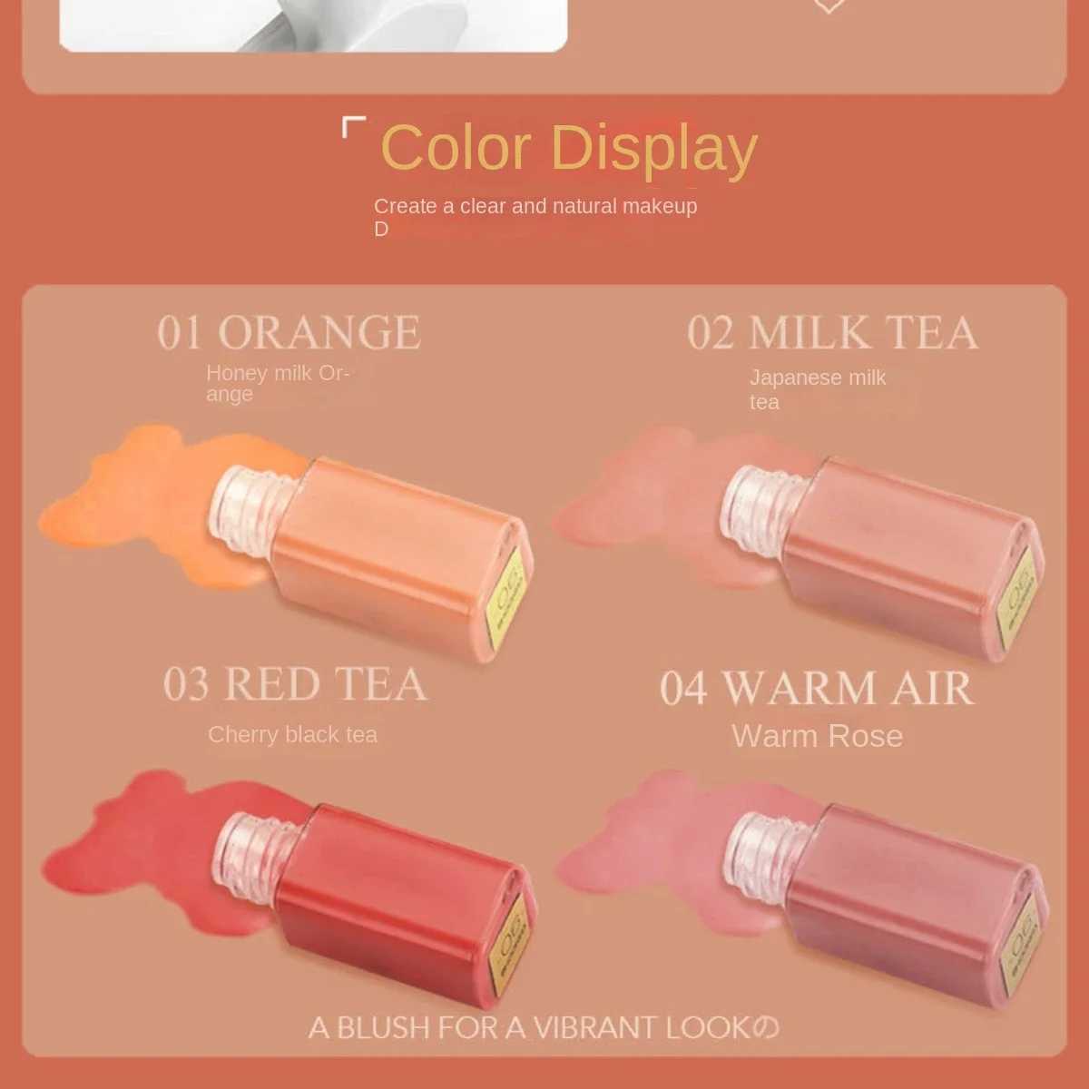 Matte Mini Facial Liquid Ber Durable Silk Smooth Cheek Eyelid Mouse B Fluorescent Stick Red Waterproof Contour MakeupW250220