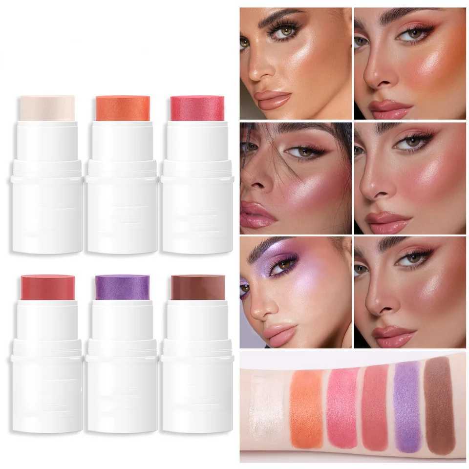 6-color lazy high-gloss repairing red rouge lescent b cream b stick monochrome matte bW250220