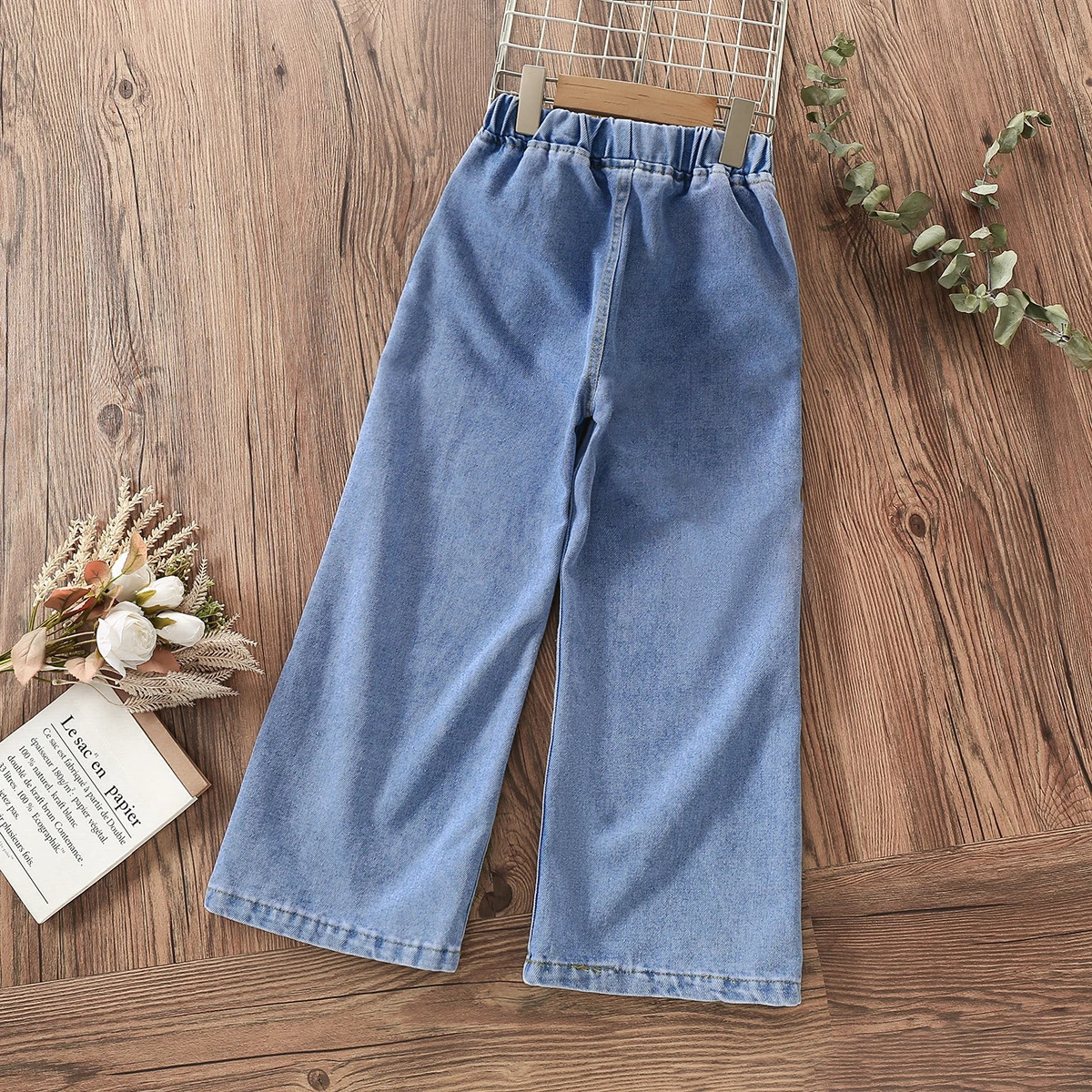 Pants for Girls Jeans Teenagers Children Clothing Trousers Spring Autumn Baby Kids Clothes 6 8 10 12 14 Y 250218