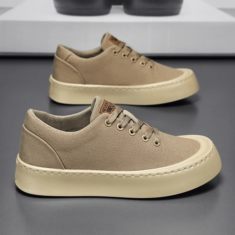 Mens breathable running outdoor casual shoes Comfortable walking sneakers mens Breathable canvas 250219