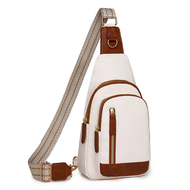 Women Bag Fashion Sling Bag for Woman High PU Leather Pack Crossbody Chest Bag Feminina Sacs Main Shoulder Messenger 250218