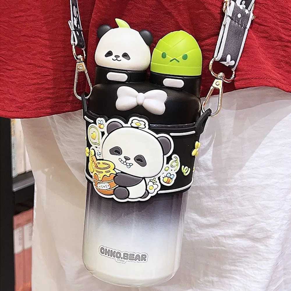 Large Capacity Capybara Bottle Stainless Steel Water Bottle Insulated Cup for Bara Panda Vacuum Flasks Cartoon Thermal MugT250220