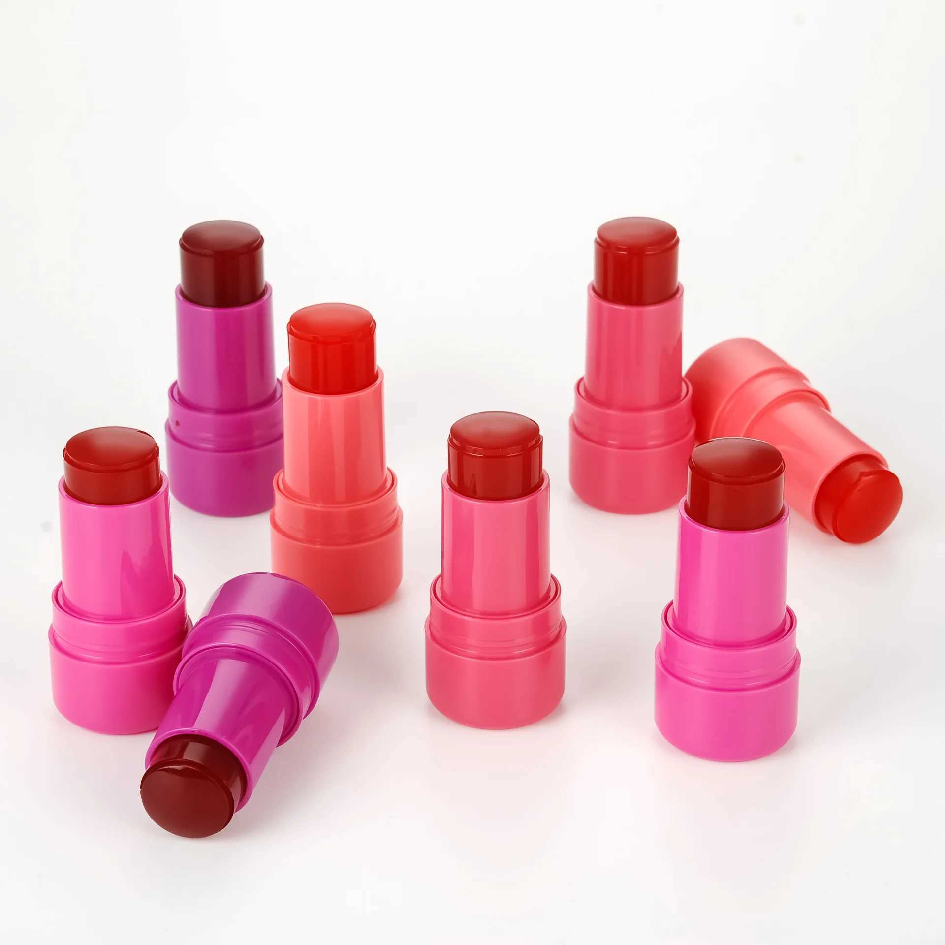 Jelly B Stick Tint Face Makeup Customized Cruelty Free Private Label Jelly Ber Magic Pink Rose Cheek Cosmetics BulkW250220