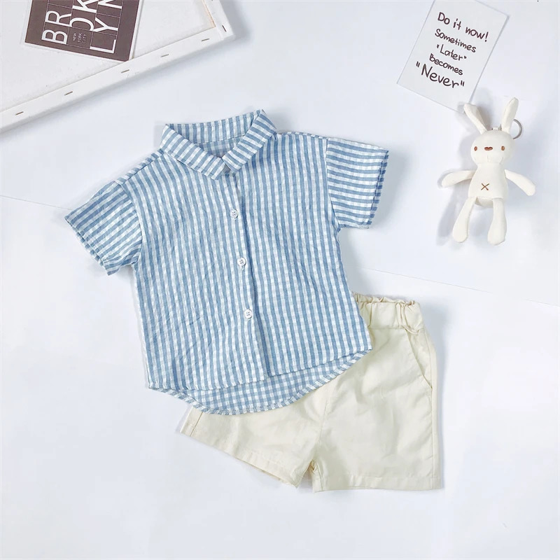 Brother And Sister Suit Kids Lattice Set Boys Gentleman SuitGirls Princess Dress Toddler Party Clothing Family Outing Clothes 250220