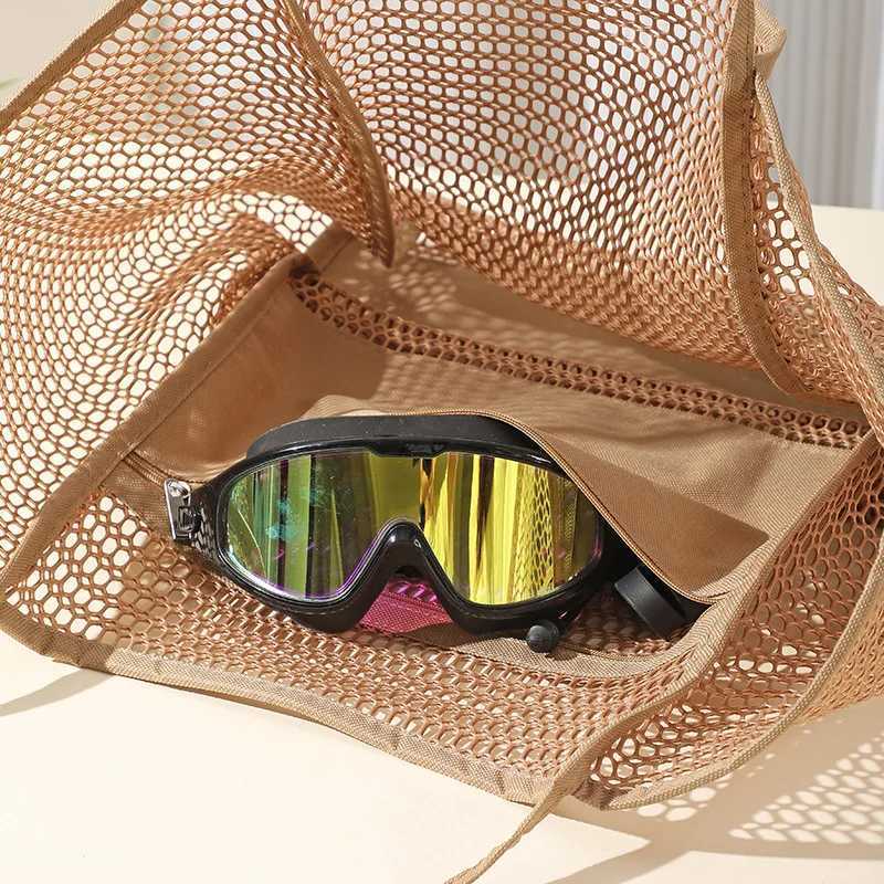 Summer Fashion Beach Swimming Tote Bag Women Large Capacity Travel Storage Bags Multifunctional Shopping Wallet Travel Bag Z250219