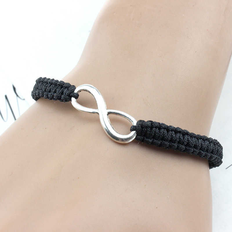 Charm Bracelets 8-character lucky hand rope hand woven bracelet couples best friend gift jewelry bracelet ladies bracelet H25220