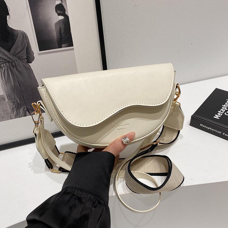 Bag, women's shoulder crossbody armpit bag, 2025 spring/summer new style, texture niche, broadband fashion saddle bag #swissmilitary