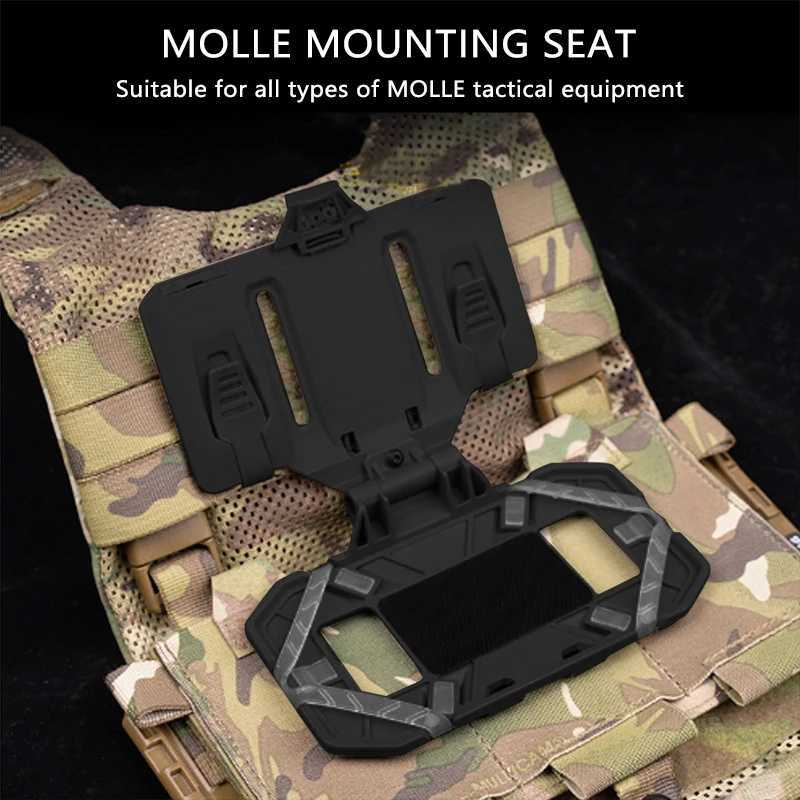 Multi-function mounted Tactical vest chest mounted universal chest mobile phone board carrier folding navigation board holderXJ250219