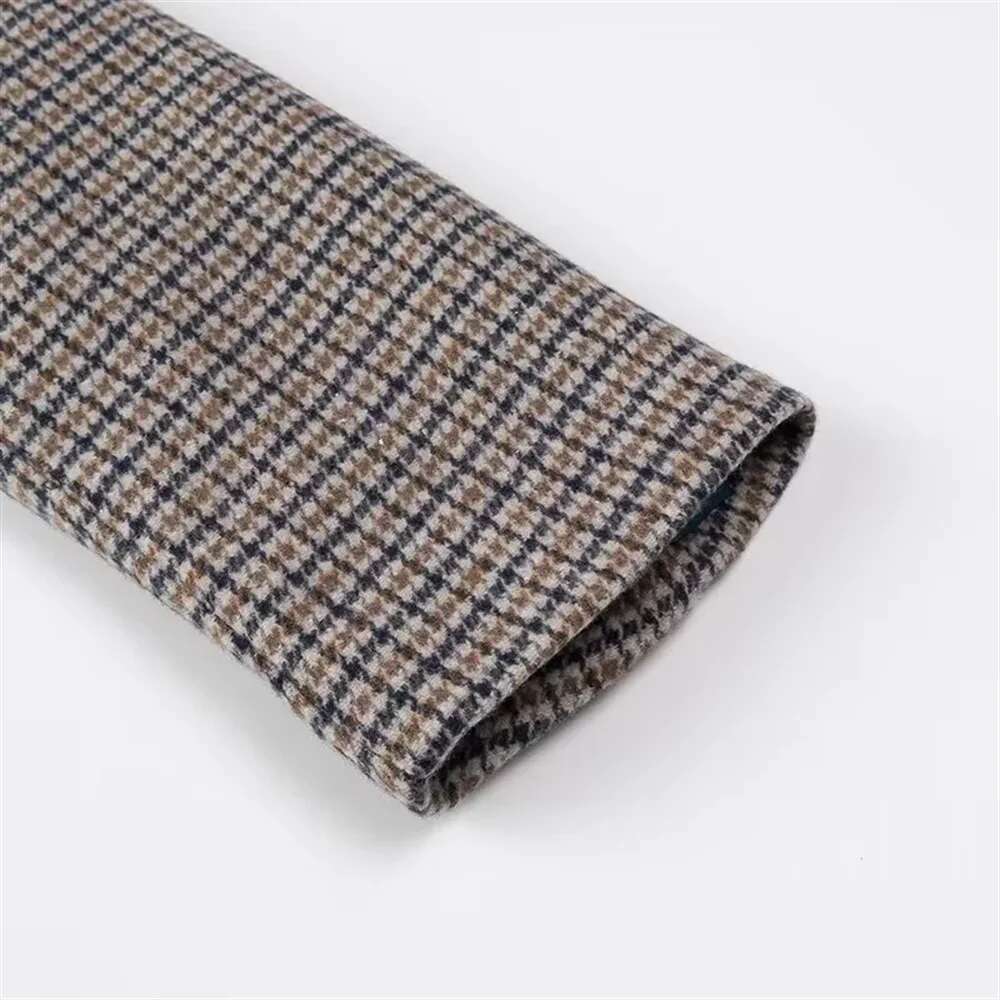Kar&Otza Autumn New Women's Clothing Style Fashionable, Niche, Versatile, Casual, Comfortable Plaid Woolen Coat Jacket